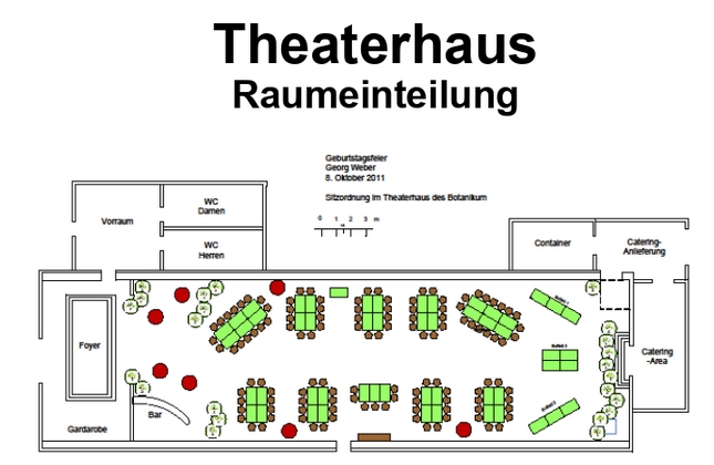 Plan des Theaterhauses